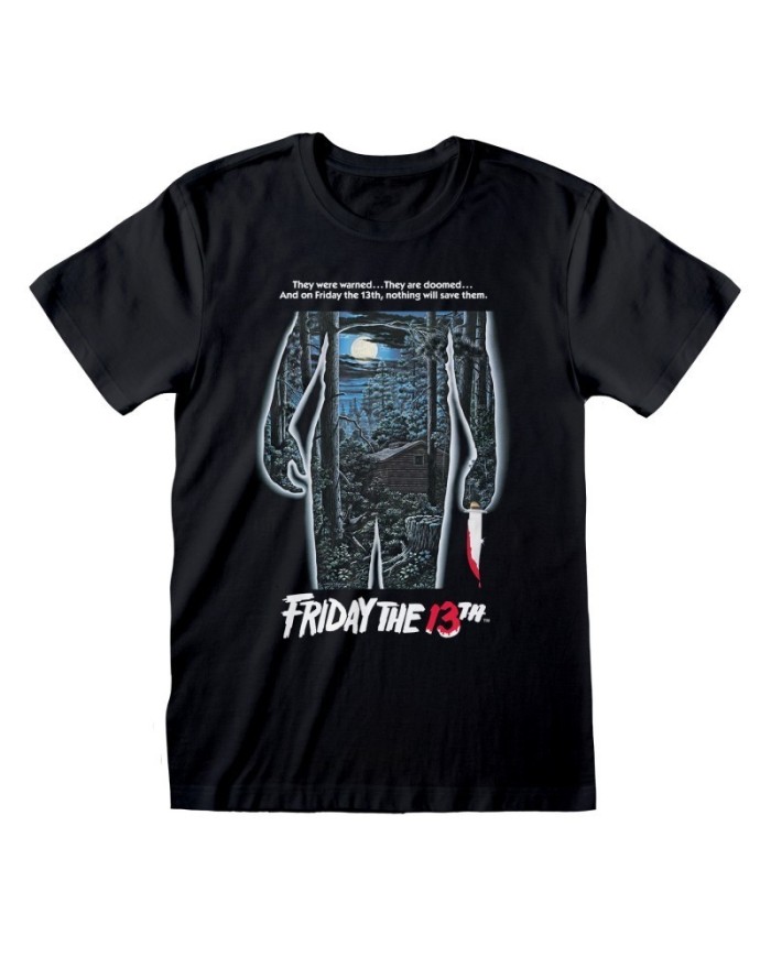 Camiseta Friday The 13th – Poster - Talla Adulto TALLA CAMISETA S