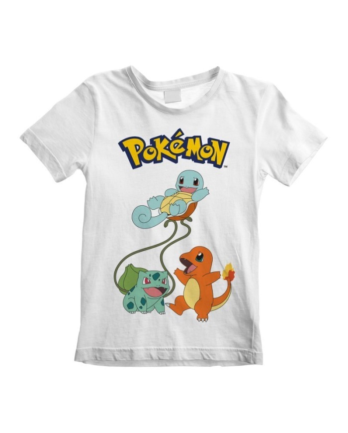 Camiseta Pokemon - Original Trio  - Niño TALLA CAMISETA NIÑO TALLA 134 - 9 AÑOS