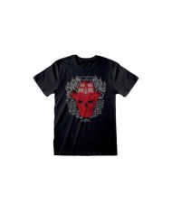 Camiseta A Nightmare On Elm Street - Skull Flames - Talla Adulto TALLA CAMISETA S