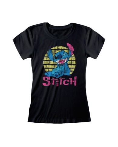 Camiseta Lilo & Stitch - Vintage Stitch - Talla Adulto - Mujer TALLA CAMISETA L