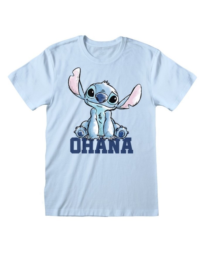 Camiseta Lilo & Stitch - Pastel Stitch - Talla Adulto TALLA CAMISETA M