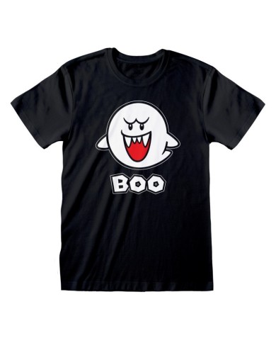 Camiseta Nintendo Super Mario - Boo - Talla Adulto TALLA CAMISETA S