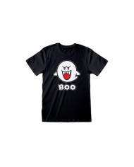 Camiseta Nintendo Super Mario - Boo - Talla Adulto TALLA CAMISETA M