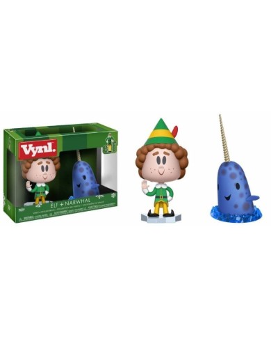 Figuras Buddy & Narwhal Elf Pack de 2 VYNL