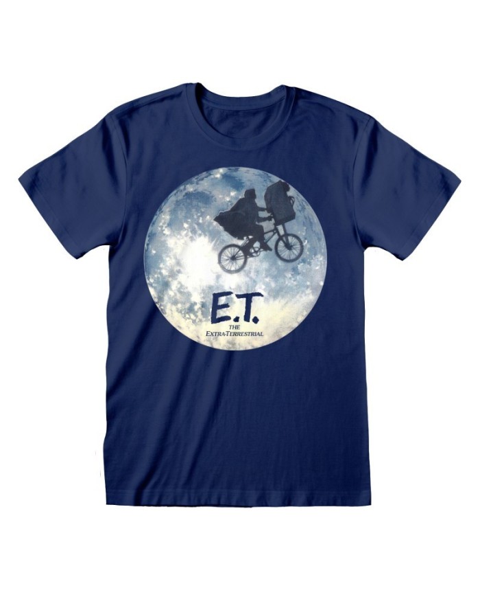 Camiseta ET - Moon Ride Silhouette - Unisex - Talla Adulto TALLA CAMISETA L