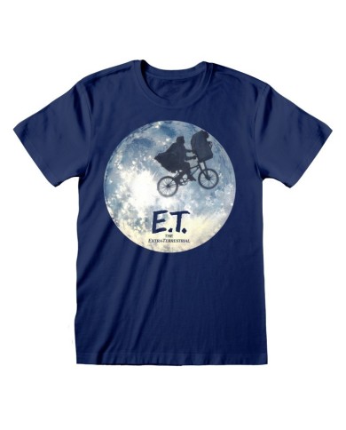 Camiseta ET - Moon Ride Silhouette - Unisex - Talla Adulto TALLA CAMISETA XL