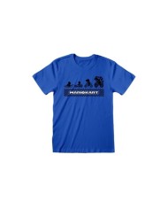 Camiseta Nintendo Super Mario Kart - Silhouette - Unisex - Talla Adulto TALLA CAMISETA XL