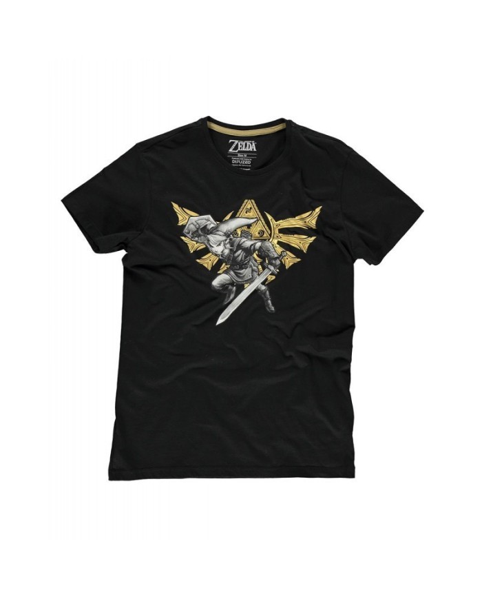 Camiseta Nintendo The Legend of Zelda Camiseta Hyrule Link Unisex - Talla Adulto TALLA CAMISETA S