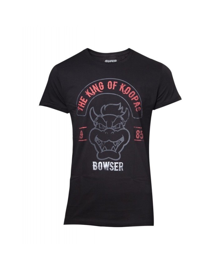 Camiseta Nintendo - Super Mario Bowser Biker - Unisex - Talla Adulto TALLA CAMISETA M