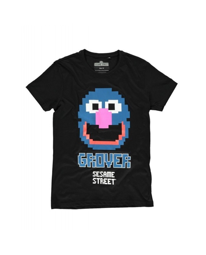Camiseta Sesamestreet - Grover - Link Unisex - Talla Adulto TALLA CAMISETA S