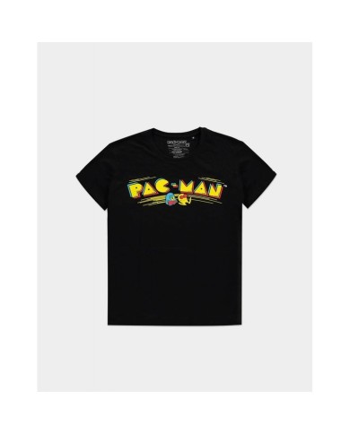 Camiseta Pac-man - Retro Logo - Unisex - Talla Adulto TALLA CAMISETA L