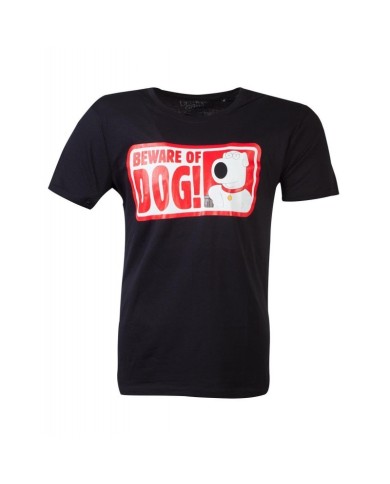 Camiseta Family Guy - Beware Of Dog - Unisex - Talla Adulto TALLA CAMISETA L