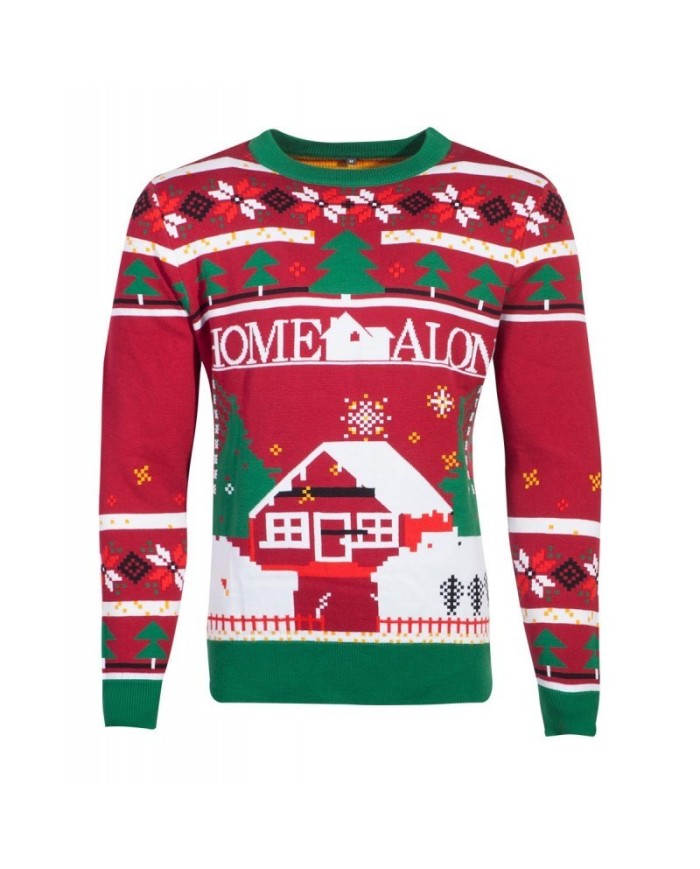 Suéter - Solo en casa - Christmas Poster - Unisex - Talla Adulto TALLA CAMISETA M