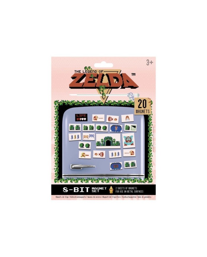 Legend of Zelda Set Imanes - Retro