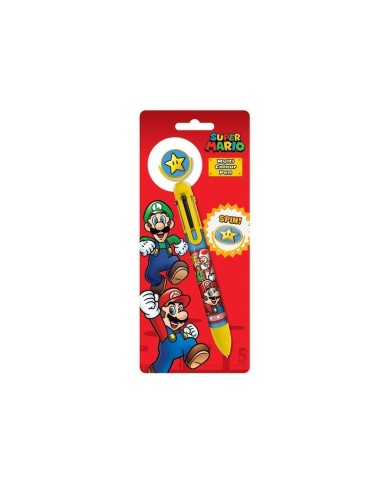 Super Mario Bolígrafo Multicolor