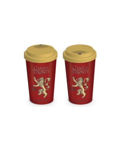 Juego de Tronos Taza de Viaje GAME OF THRONES HOUSE LANNISTER