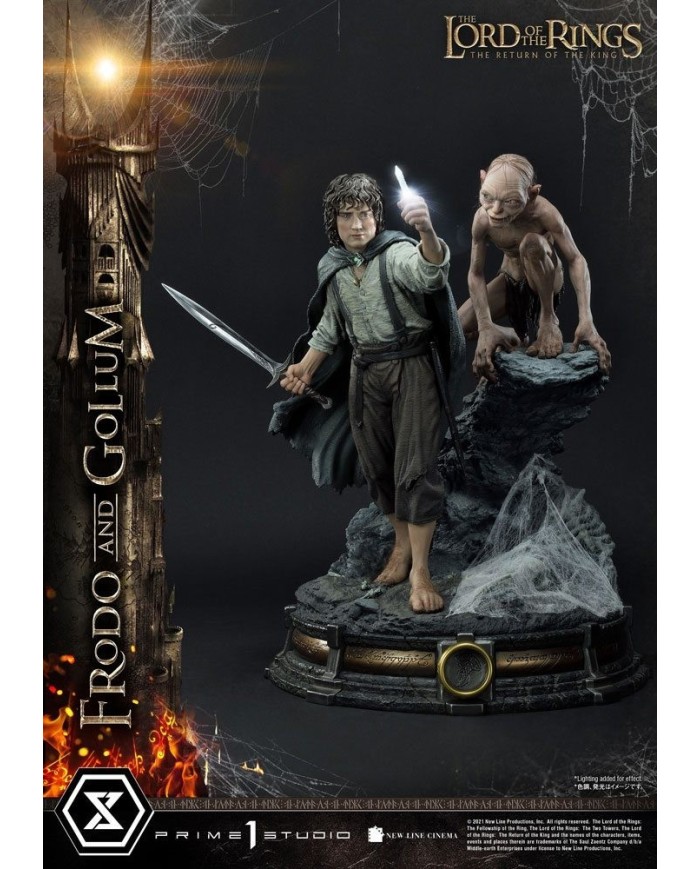 Frodo & Gollum Bonus Version El Señor de los Anillos Estatua 1/4