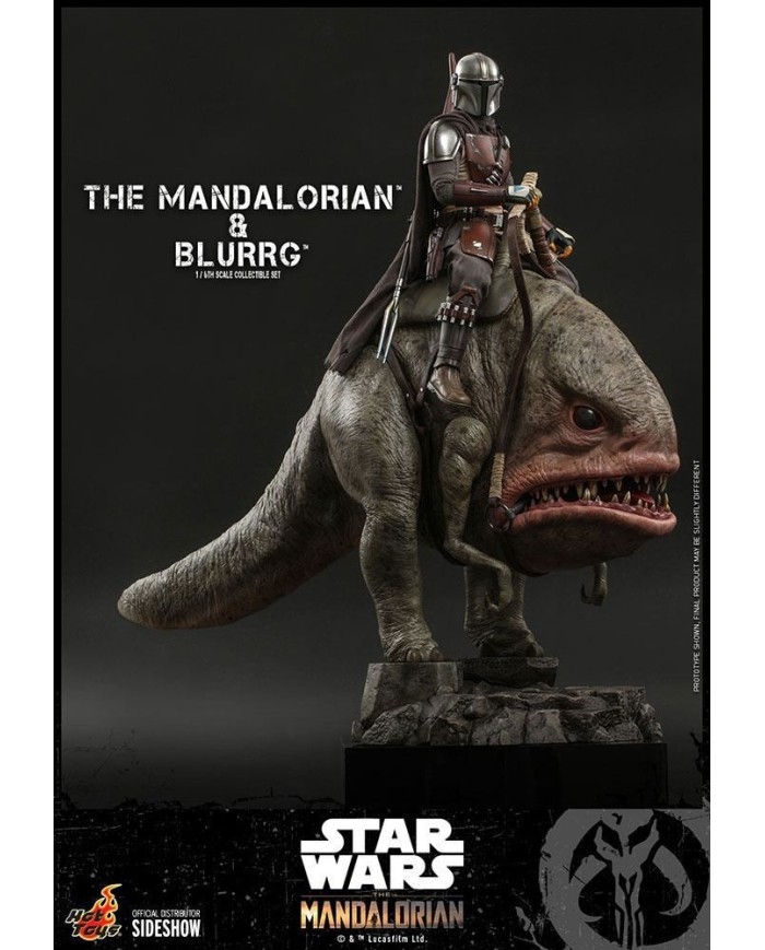 The Mandalorian & Blurrg Star Wars The Mandalorian Pack de 2 Figuras 1/6