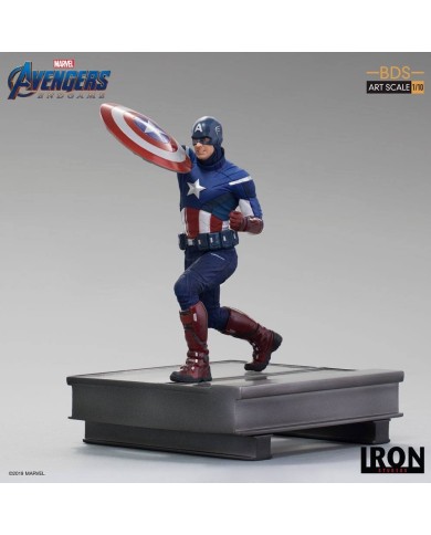 Captain America 2012 Vengadores: Endgame Estatua BDS Art Scale 1/10