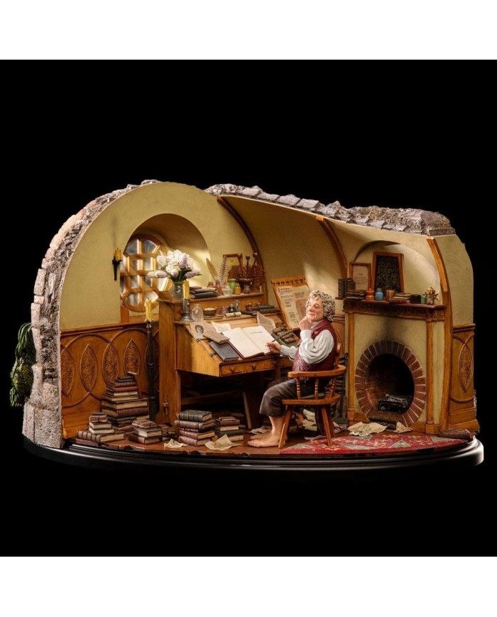 Bilbo Baggins in Bag End El Señor de los Anillos Estatua 1/6