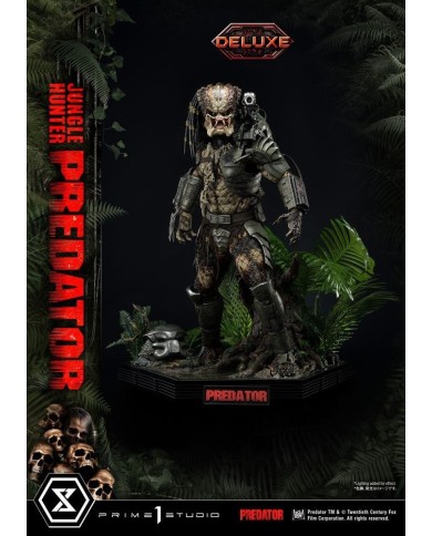 Jungle Hunter Predator Deluxe Bonus Version Predator Estatua Museum Masterline 1/3