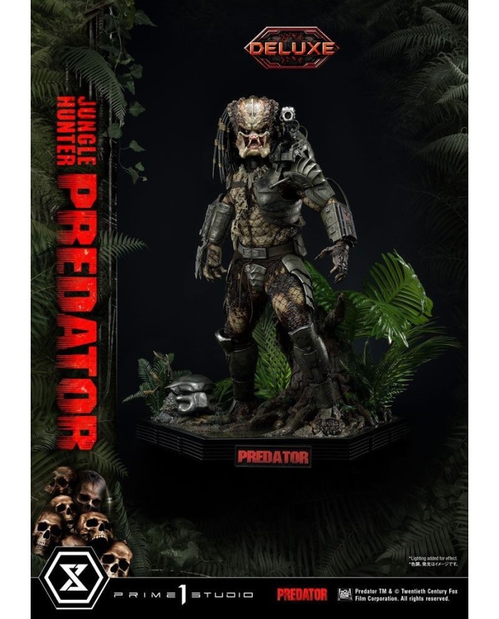 Jungle Hunter Predator Deluxe Bonus Version Predator Estatua Museum Masterline 1/3