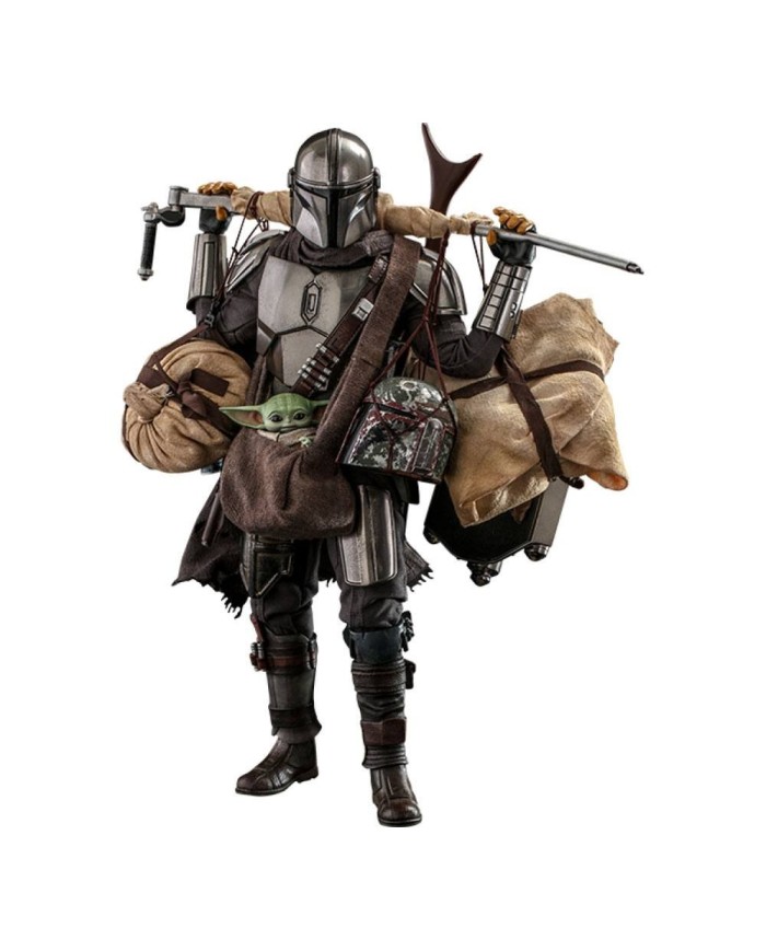 The Mandalorian & Grogu Deluxe Version Star Wars The Mandalorian Pack de 2 Figuras 1/6