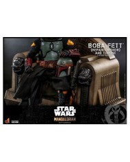 Boba Fett (Repaint Armor) and Throne - Star Wars The Mandalorian Figura 1/6