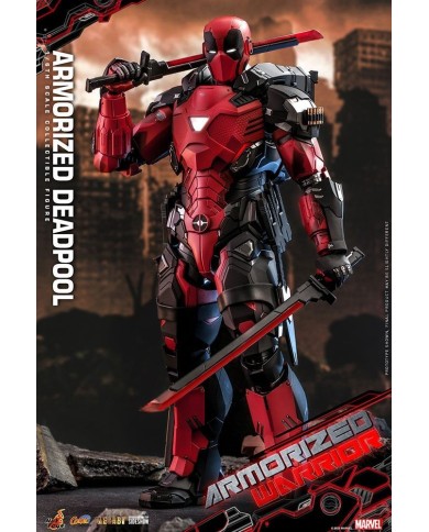 Armorized Deadpool Marvel Comic Masterpiece Figura 1/6