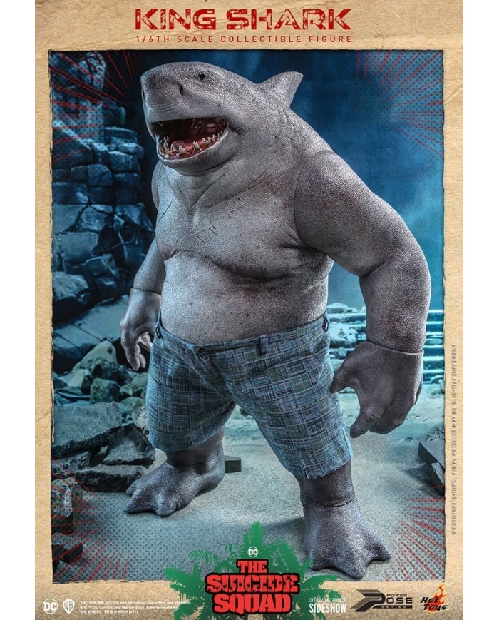 King Shark Escuadrón Suicida Figura Movie Masterpiece 1/6