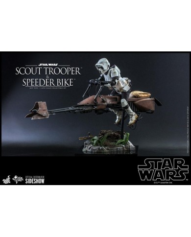 Scout Trooper & Speeder Bike Star Wars Episode VI Figura 1/6