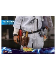 Doc Brown (Deluxe Version) Regreso al futuro Figura Movie Masterpiece 1/6