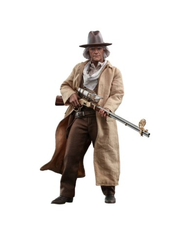 Doc Brown Regreso al futuro III Figura Movie Masterpiece