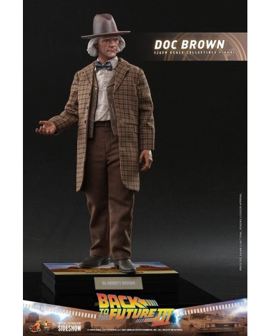 Doc Brown Regreso al futuro III Figura Movie Masterpiece