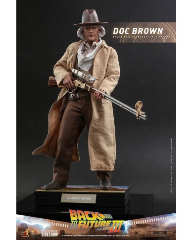 Doc Brown Regreso al futuro III Figura Movie Masterpiece