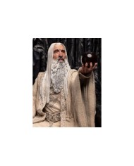 Saruman the White on Throne - El Señor de los Anillos Estatua 1/6