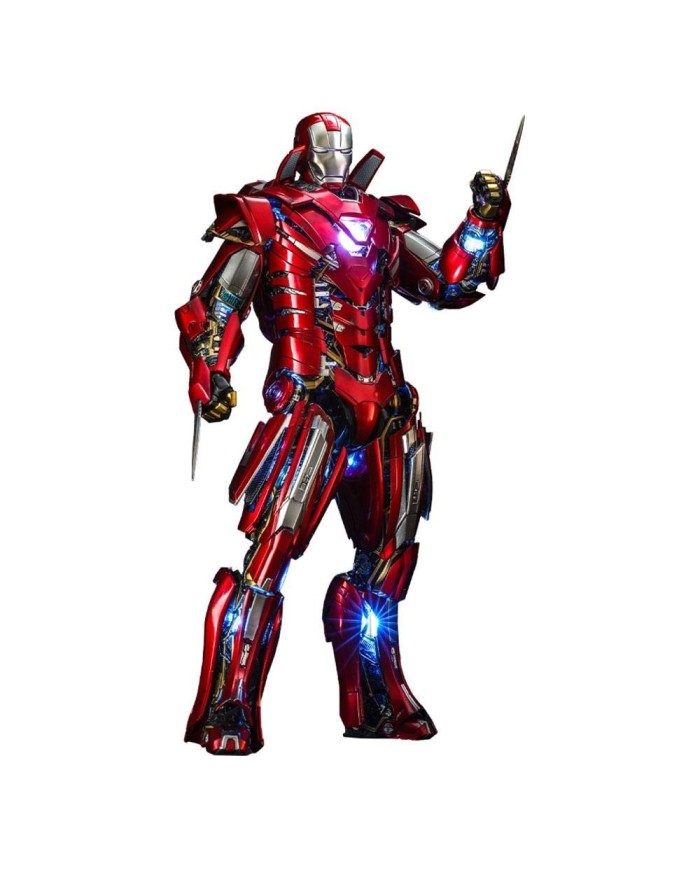 Silver Centurion (Armor Suit Up Version) Iron Man 3 Figura Movie Masterpiece 1/6