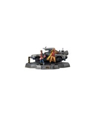 Full Set Deluxe: DeLorean + Marty McFly + Doc Brown Regreso al Futuro II Estatuas 1/10 Art Scale