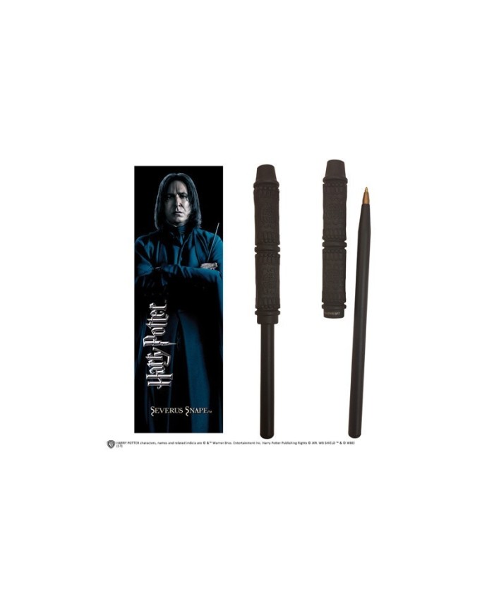 Harry Potter Set Punto de libro ( marcapáginas) y Boligrafo Snape