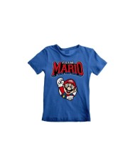 Camiseta Nintendo Super Mario - Varsity   - Talla Niño TALLA CAMISETA NIÑO TALLA 110 - 5 AÑOS