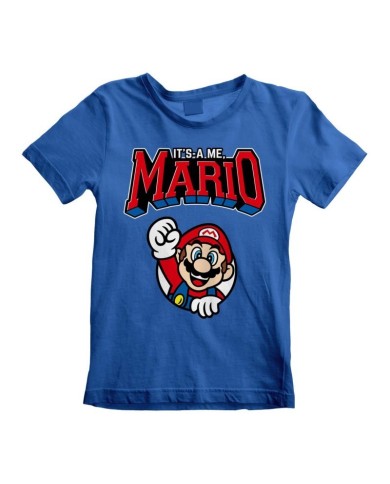 Camiseta Nintendo Super Mario - Varsity   - Talla Niño TALLA CAMISETA NIÑO TALLA 134 - 9 AÑOS