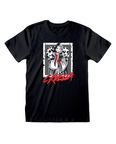 Camiseta Disney 101 Dalmations – Cruella - Unisex - Talla Adulto TALLA CAMISETA M