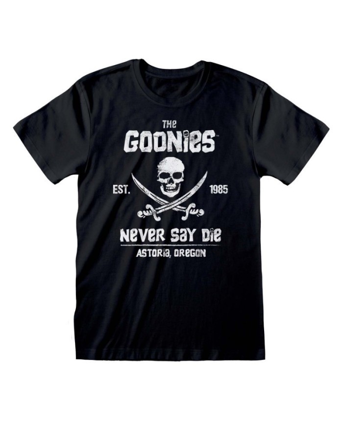 Camiseta Goonies - Never Say Die - Unisex - Talla Adulto TALLA CAMISETA M