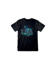 Camiseta Harry Potter - Wireframe Hogwarts - Unisex - Talla Adulto TALLA CAMISETA M