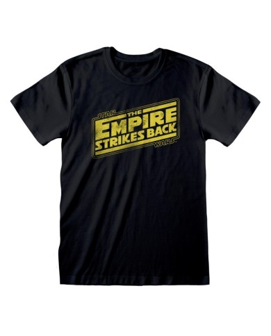 Camiseta Star Wars - Empire Strikes Back Logo - Unisex - Talla Adulto TALLA CAMISETA M