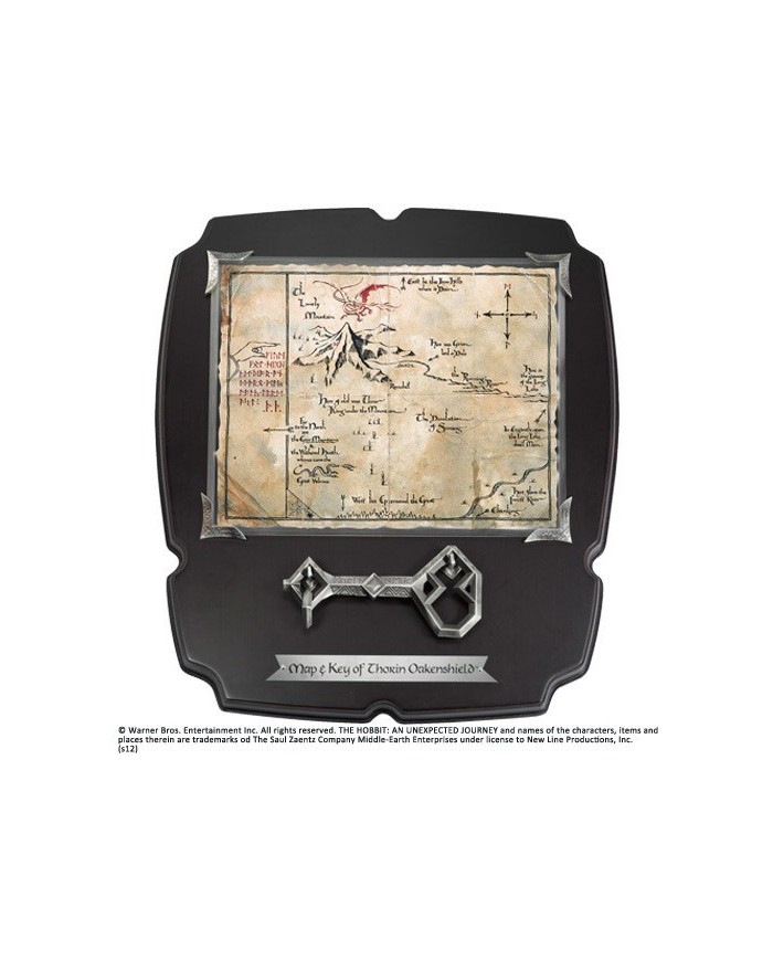 El Hobbit Réplica 1/1 Llave con Mapa de Erebor Deluxe