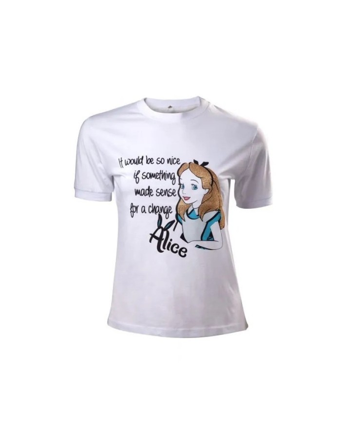 Camiseta Disney - Alice In Wonderland It Would Be Nice If - Mujer TALLA CAMISETA L