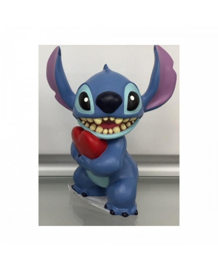 Disney Traditions : STITCH HEART FIGURINE (WINDOW BOX)
