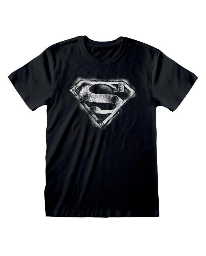 Camiseta DC Batman - Distressed Mono Logo - Unisex - Talla Adulto TALLA CAMISETA XL