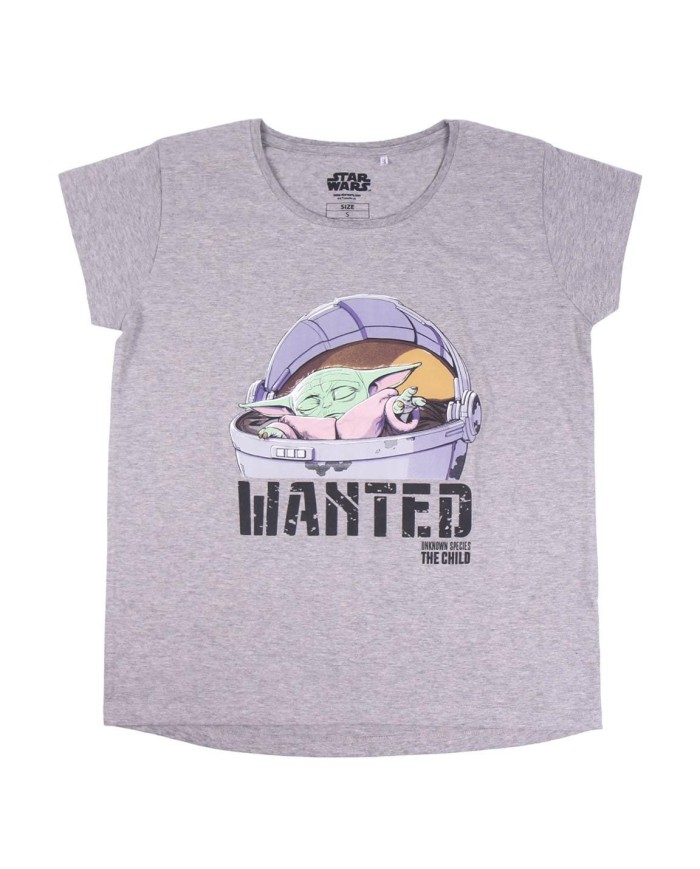 CAMISETA CORTA SINGLE JERSEY THE MANDALORIAN THE CHILD TALLA CAMISETA L